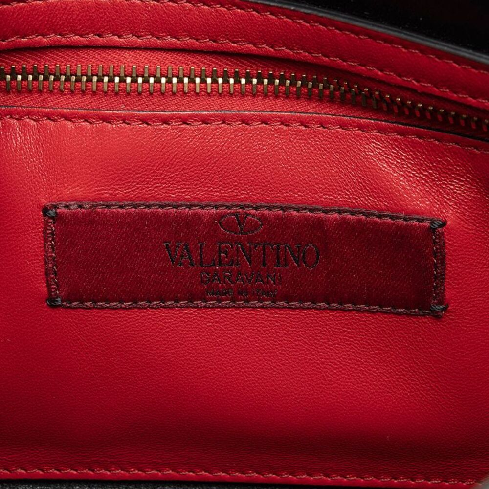 Valentino Calfskin Rockstud Spike Up Shoulder Bag - Picture 7 of 13